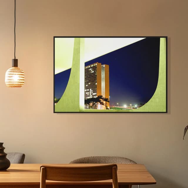 Quadro Decorativo Congresso Nacional visto do STF