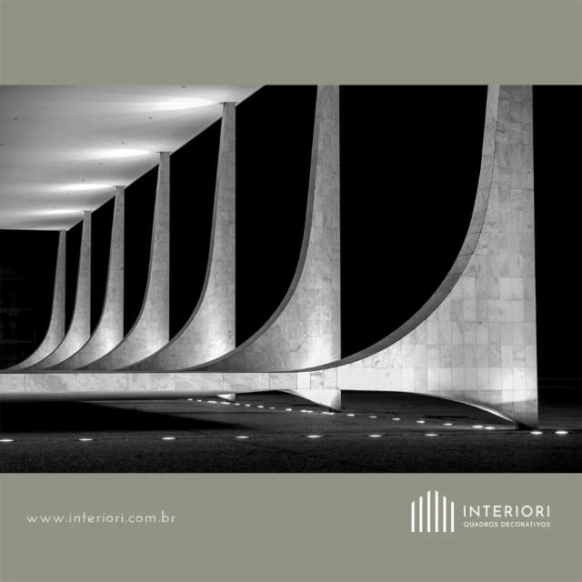 Quadro Decorativo STF P&B