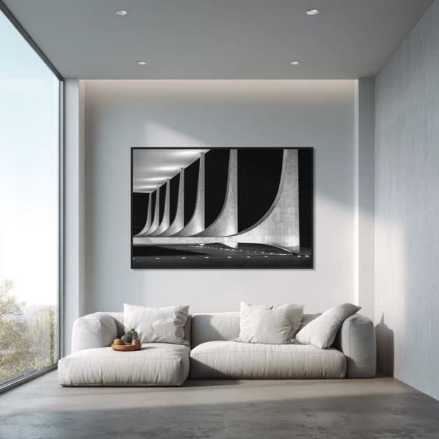 Quadro Decorativo STF P&B