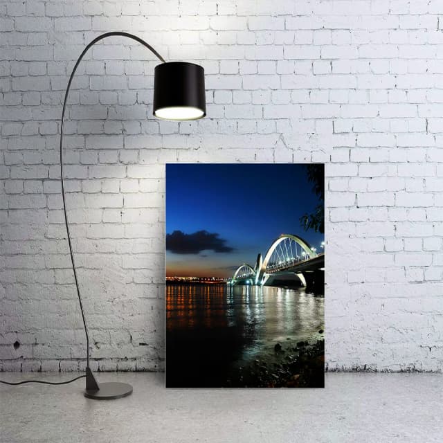 Quadro Decorativo Ponte JK e Orla do Lago Paranoá